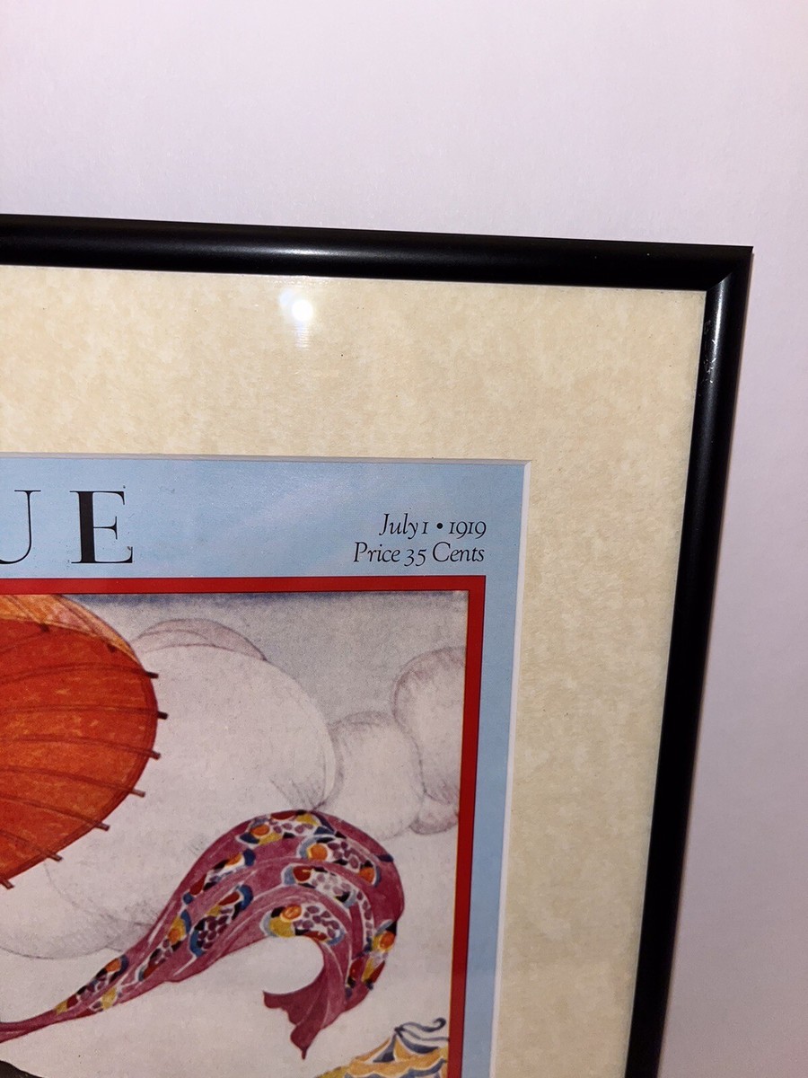 Vogue cover July 19 19 framed colorful print.￼ | eBay