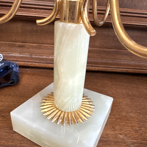 Vintage Rare Strass Swarovski candle holder with marble base and 37 crystals - Picture 9 of 11