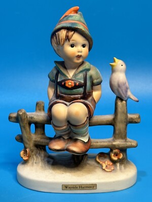 Vintage Goebel Hummel Figurine ''Wayside Harmony'' HUM 111 /1 TMK-4 West Germany