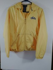 VTG 90s Catalina Women's Yellow Lightweight Windbreaker w/Hood, Size S, 2616