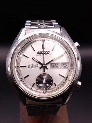 Vintage 1971 JAPAN SEIKO CHRONOGRAPH 7018-7000 23Jewels Automatic Rare, USED JP - Picture 3 of 11
