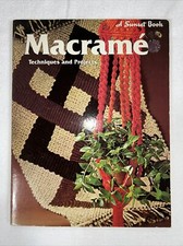 Macrame Techniques and Projects 1970s A Sunset Book VGC