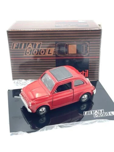 VINTAGE# FIAT 500 L ROSSA POLITOYS POLISTIL 1:25 ESPOSITIVA#[PG] - Immagine 3 di 3
