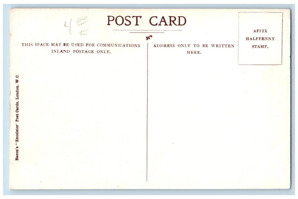 Isle of Wight England Postcard Map View of Spithead Solent c1920's Antique Foto 2 de 2