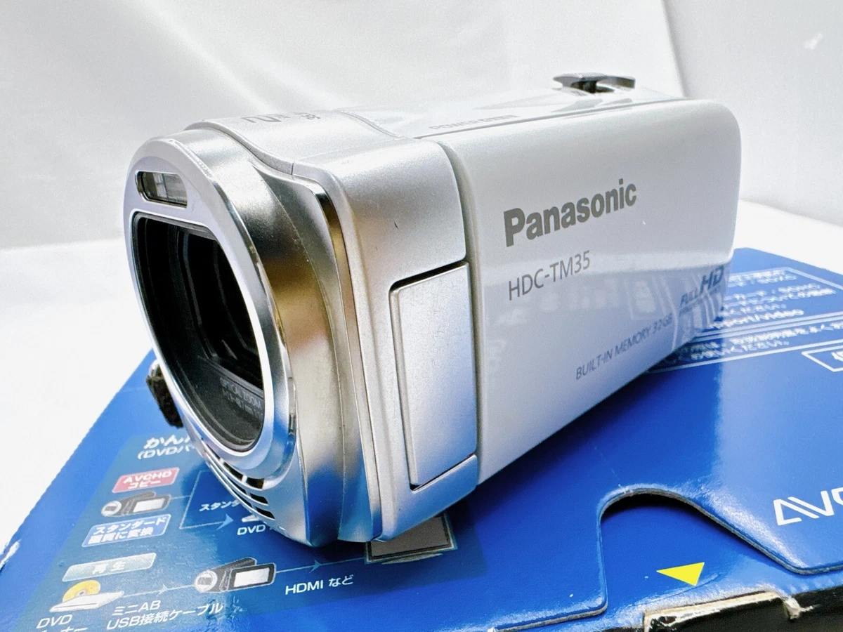 Panasonic HDC-TM35 ビデオカメラ 動作確認済　ホワイト　グレー Panasonic HDC-TM35 ビデオカメラ 動作確認済 ホワイト グレー