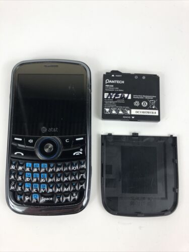 Pantech Link P7040 GSM AT&T QWERTY Keyboard Phone - Gray/Wine AS IS* no returns* - Afbeelding 1 van 10