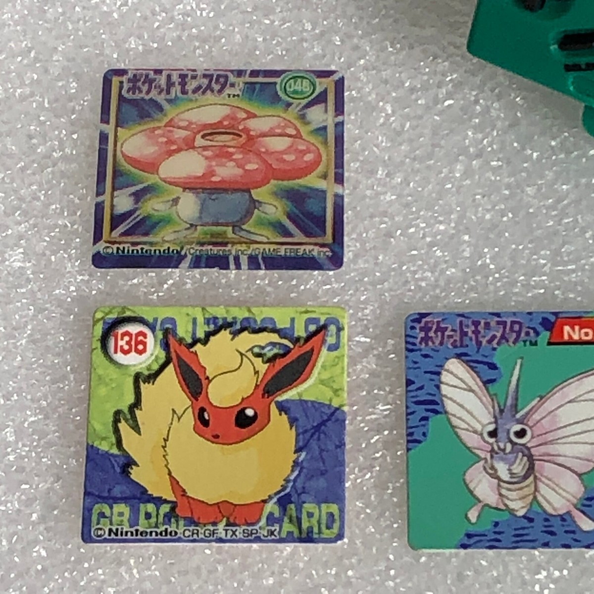 Pokemon Vintage 1996 Nintendo GB Pocket Mini Carddass Lot of Pokemon Vintage 1996 Nintendo GB Pocket Mini Carddass Lot of