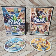 Sims 3 Island Paradise & World Adventures Expansion Pack - 2 Games - PC / MAC