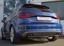 Friedrich Motorsport 76mm Duplex Sportauspuff Auspuff für Audi A3 8V Sportback 