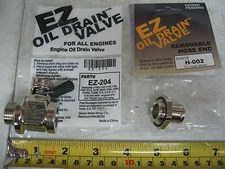 Oil Drain Valve & Straight Hose End for Caterpillar 3116 3126B C7. EZ-204 H-002