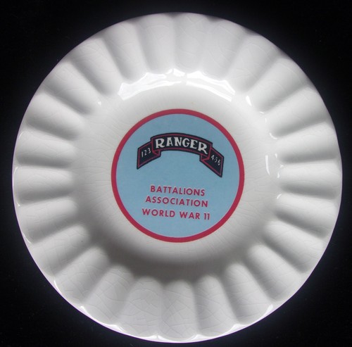 Small Commemorative Plate – RANGER BATTALIONS ASSOCIATION WORLD WAR II