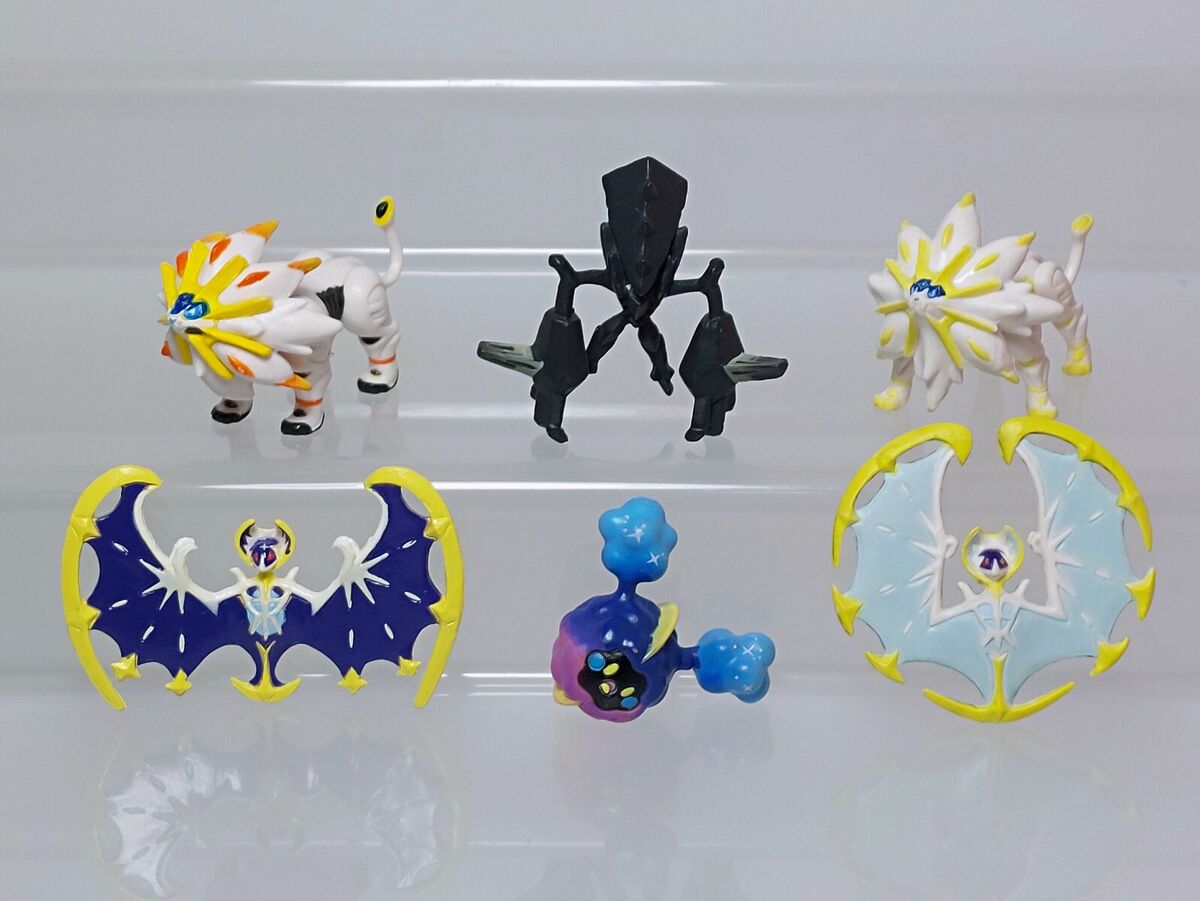 TOMY Pokemon Figure Solgaleo Necrozma Cosmog Poipole MC Action