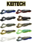 Keitech Noisy Flapper 3 1/2 Soft Plastic Frog 5 pack Bass Topwater Soft Plastic