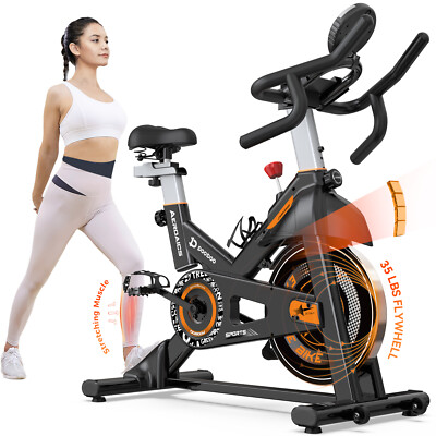 #ad Indoor Exercise Bike Workout Bike Magnetic Resistance Stationary Cycling Bike $197.99