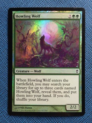 MTG 1x FOIL Howling Wolf LP Conspiracy Magic the Gathering | eBay