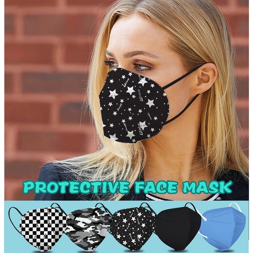 20/50/100 PCS KN95 Protective 5-Layer Disposable Mask Adult Respirator US Stock - Picture 51 of 130