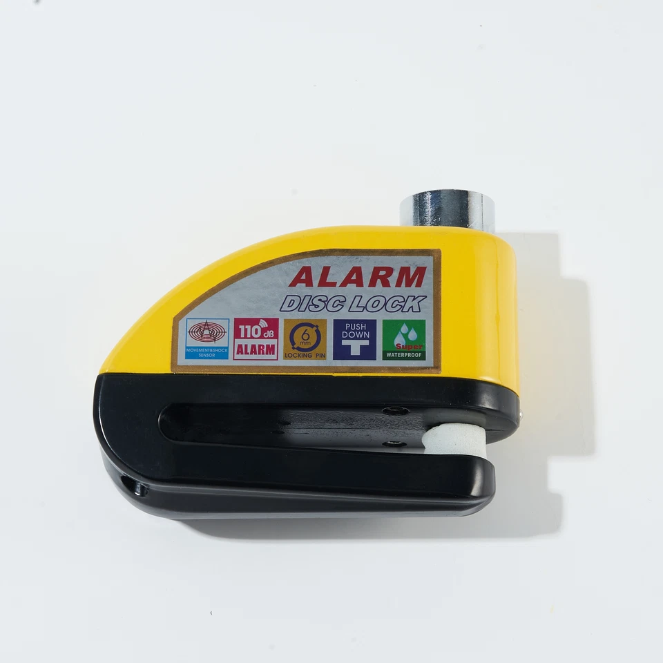 Motorrad Fahrrad Schloss Alarm Bremsscheibenschloss Bremshebelschloss+ Kabel - Bild 3 von 4
