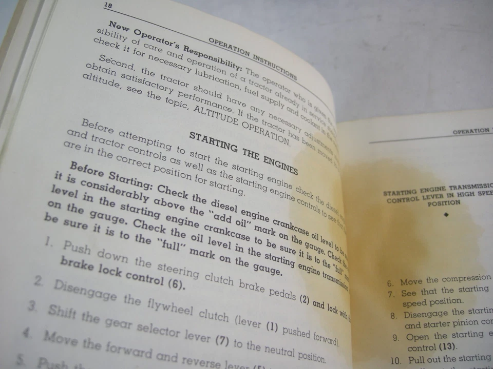 Caterpillar CAT D7 Tractor Dozer Operation Maintenance Manual Book 47A1 79A1 Up - Image 2 of 4