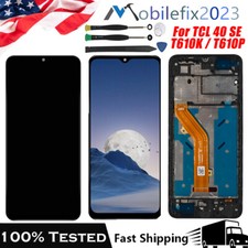 OEM LCD Display Touch Screen 6.75'' Digitizer Frame For TCL 40 SE T610P T610K