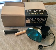 Vintage Polaroid Flashgun Model 268 In Box