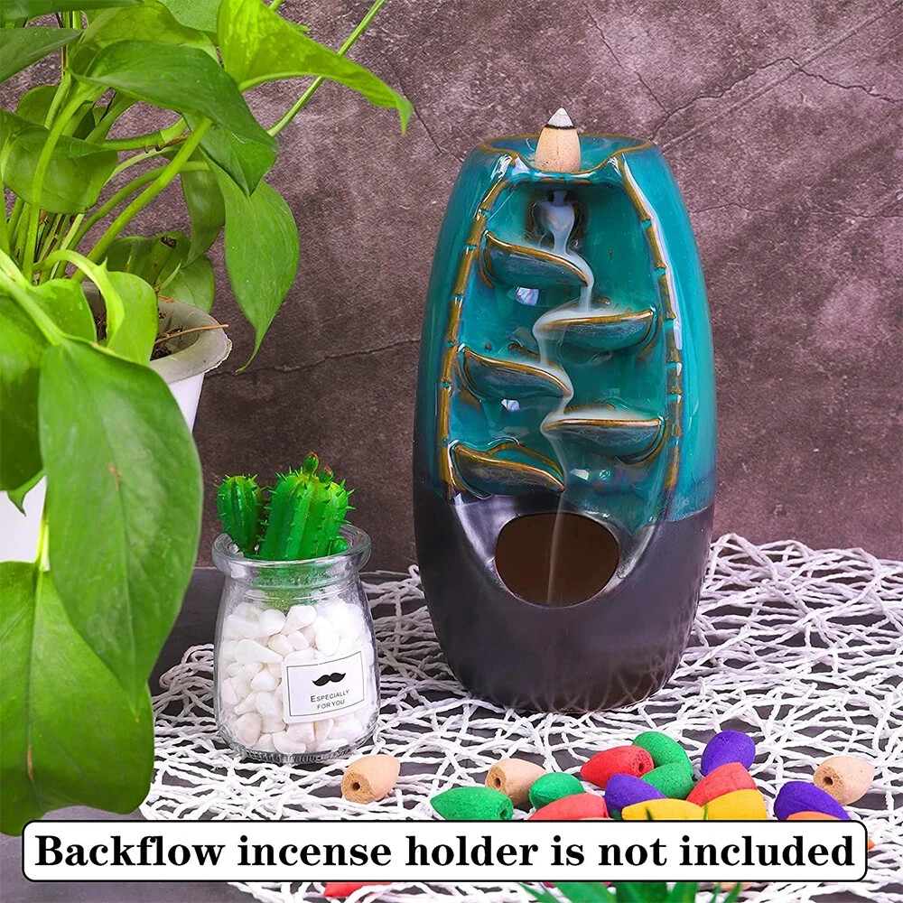 Backflow Incense Cones 100 Natural Scent With Black Storage Bag 4