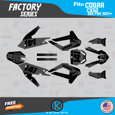 Graphics Kit for COBRA CX50 SRX FWE 2021 Factory - Smoke