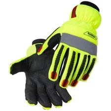Black Stallion Tool Handz Hi-Vis Winter Mechanic's Work Gloves 2X-Large