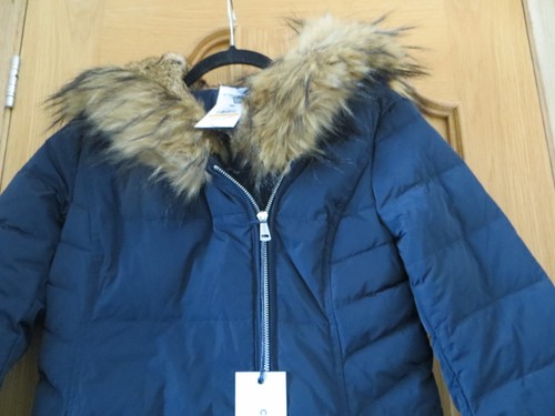 BNWT LADIES SIZE S ¾ LENGTH PADDED & HOODED JACKET/COAT BY COLE HAAN - Picture 4 of 9