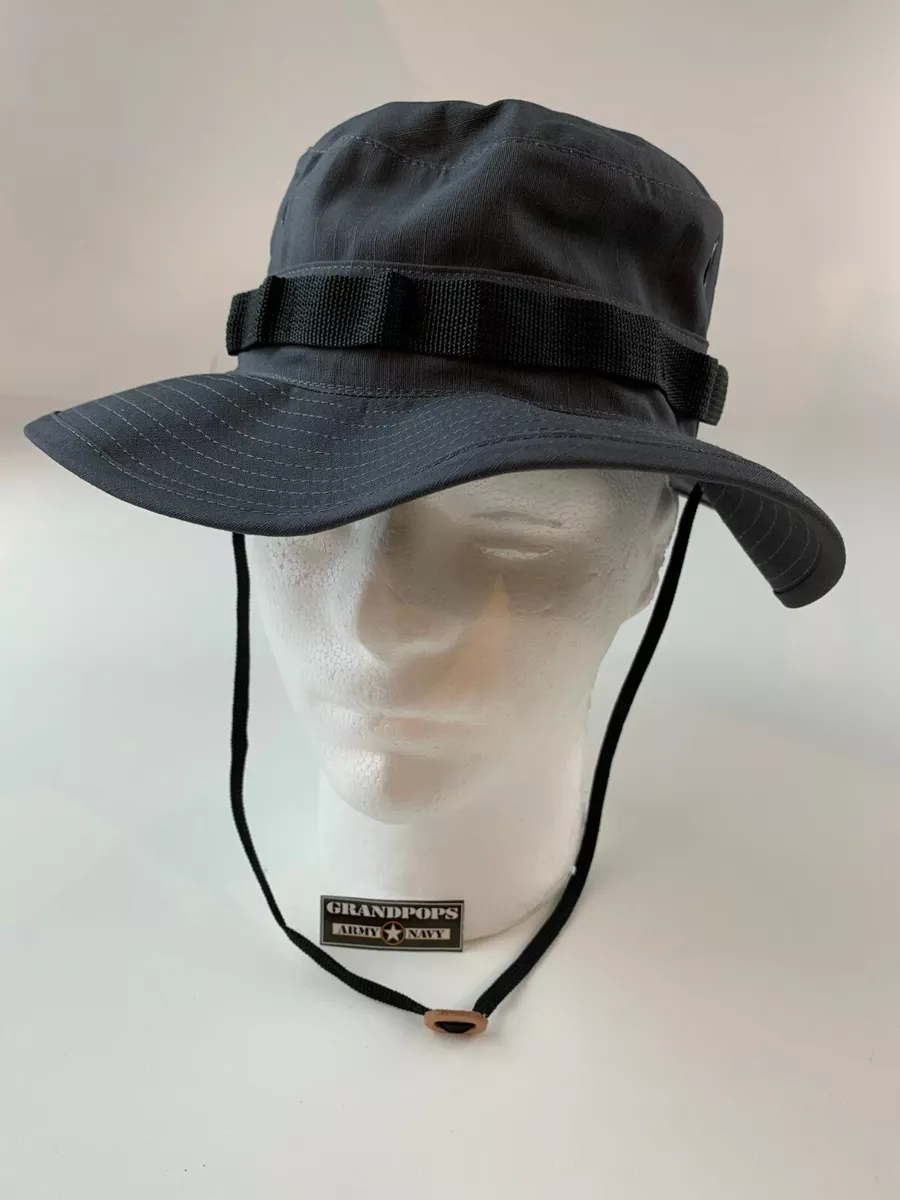GREY JUNGLE HAT RIP STOP MADE IN USA
