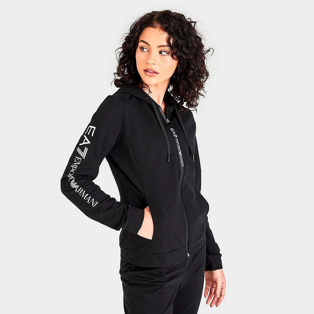 WOMENu0026#039;S EMPORIO ARMANI EA7 FULL-ZIP HOODIE AND JOGGER PANTS SET | eBay