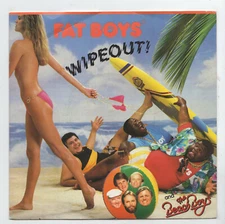 (M500) Fat Boys & The Beach Boys, Wipeout - 1987 - 7" vinyl