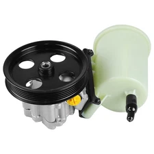 Power Steering Pump w/ Reservoir Pulley For Dodge Ram 1500 V6 3.7L V8 4.7L 5.7L