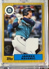 2022 Topps Series 2  1987 Topps Baseball Relics #87BR-JK Jarred Kelenic (MEM)
