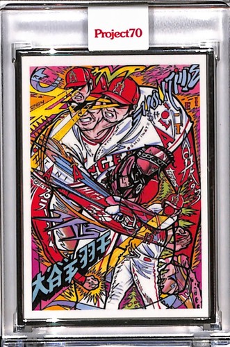 2021 TOPPS PROJECT 70 #778 SHOHEI OHTANI BY JK5 P70 AP SILVER FRAME 50/51