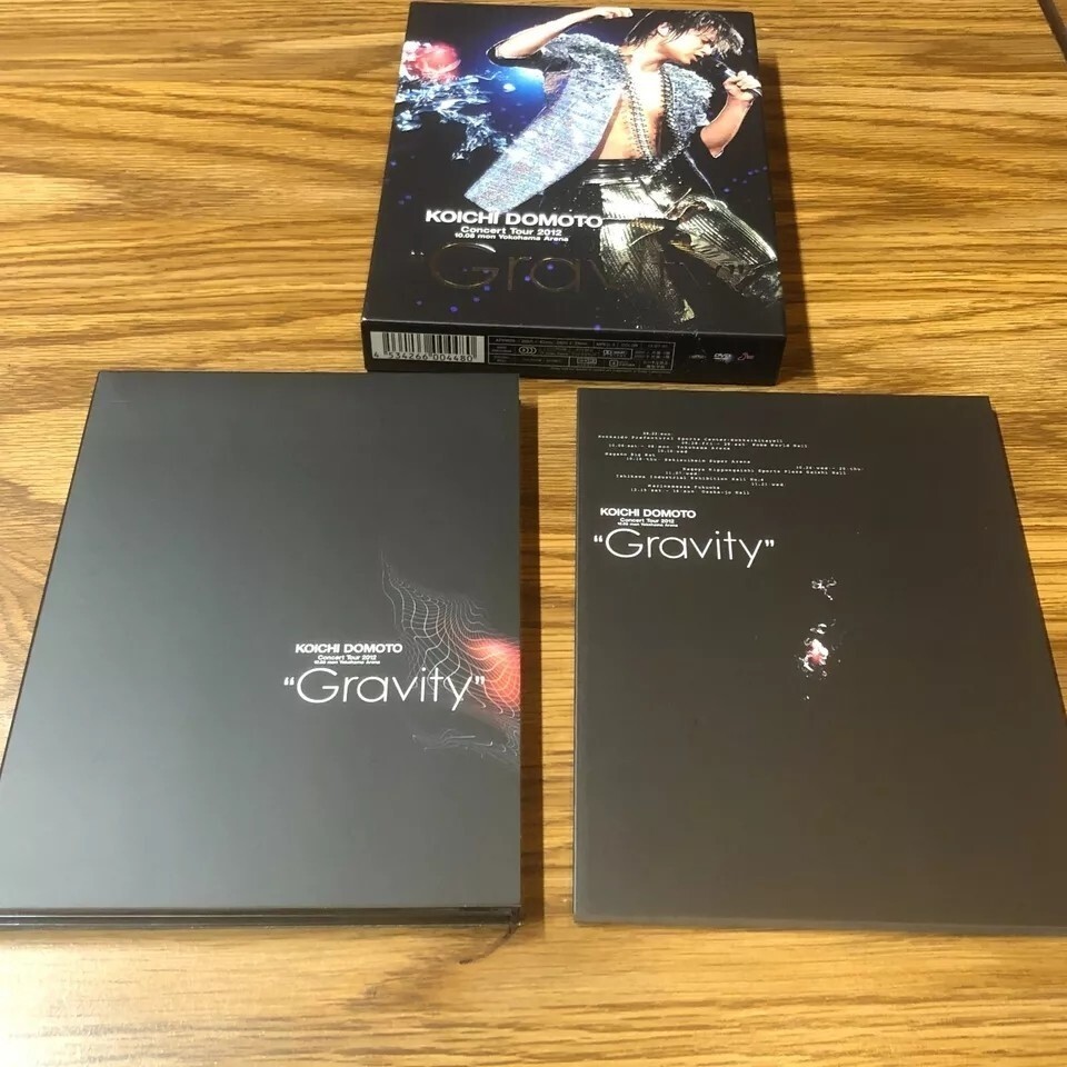 KOICHI DOMOTO Gravity コンサートDVD 2012 KOICHI DOMOTO Concert Tour 2012 Gravity Japan Ltd 2 DVD 48P