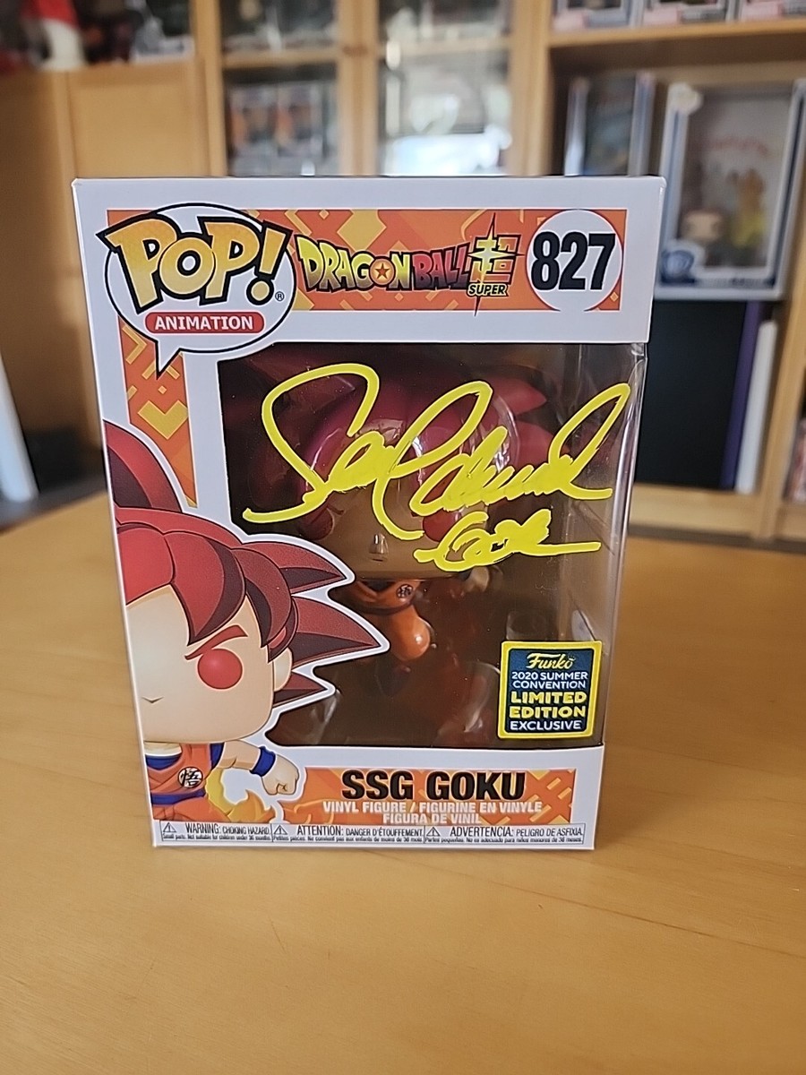(完全限定生産品)funko pop 孫悟空 超サイヤ人ゴッド FUNKO POP ANIMATION DRAGON BALL SUPER #827 SSG GOKU (2020