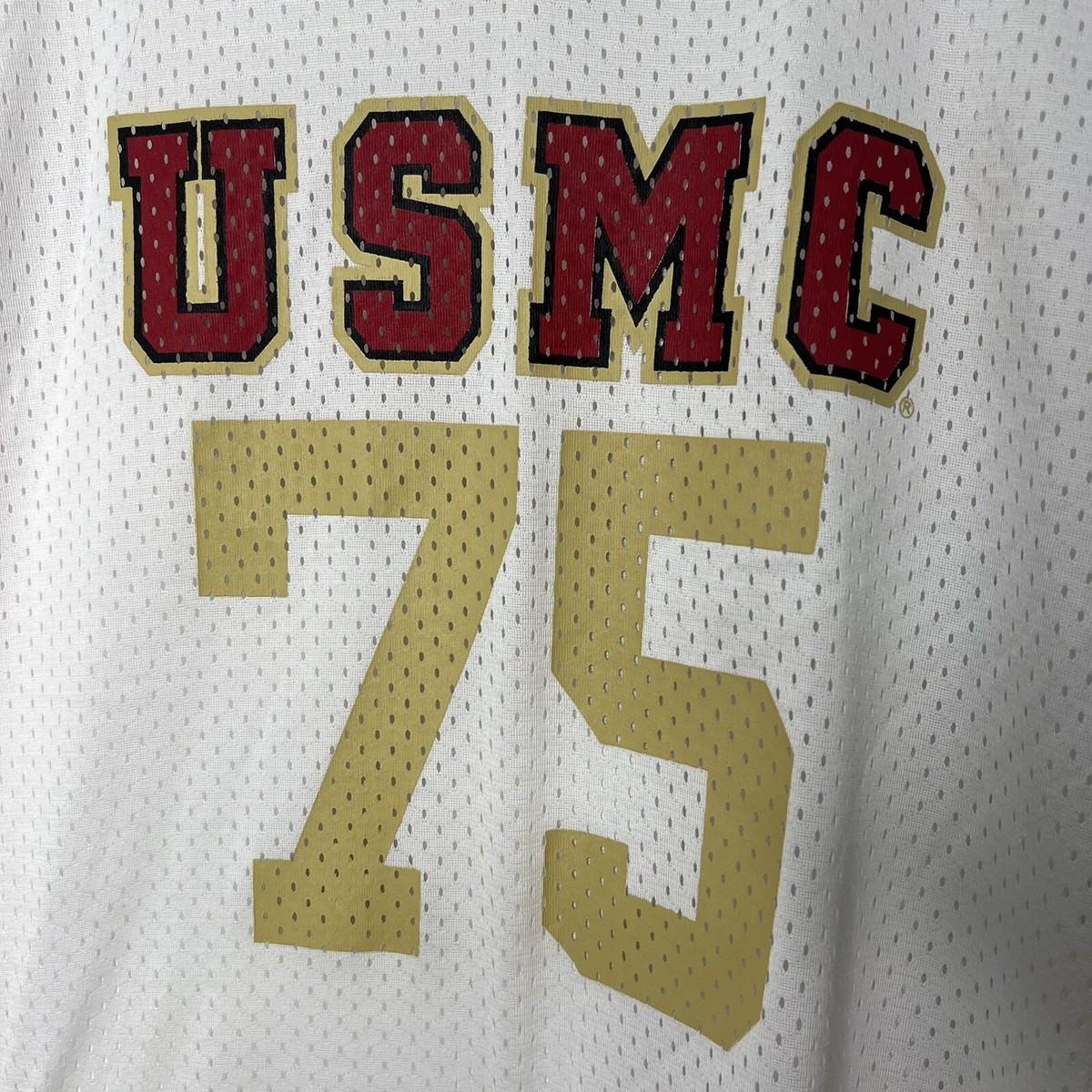 USMC Marine Corps Semper Fi Embroidered Football Jersey #75