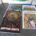 Coloring Books - Egyptian Nights, Fanciful Faces, Pattern Scapes, Mandalas (4)