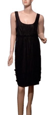 Max Studio Black Sleeveless Dress with Flower Accents Sz. XL