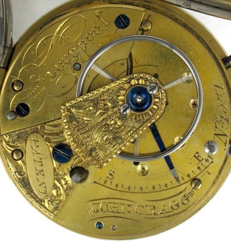Antique Pocket Watch - Silver case, rack lever, John Cragg, Liverpool, 1820 - Picture 11 of 11