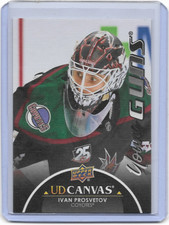 2021-22 Upper Deck Series 1 Black Canvas Young Guns Ivan Prosvetov RC