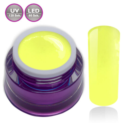 Farbgel Neon Gelb Limelight LED UV-Gel French Nail Art Design Nagel Colorgel  - Bild 1 von 2