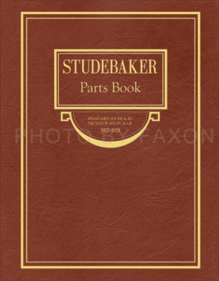 Studebaker Teilebuch 1925 1926 1927 1928 1929 Standard 6 Diktator ER EU GE