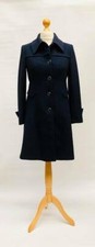 Women's Dark Blue Coat Ladies Long Sleeve Trench Model: 2302 مانطو جاكيت جوخ