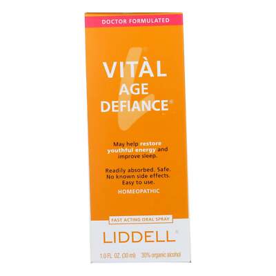Liddell Vital Age Defiance Fast Acting Oral Spray Homeopathic 30 mL 1 oz 1 ct