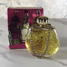 VINTAGE AVON PURSE PETITE DECANTER HANA GASA COLOGNE 1.5 FL OZ NOS