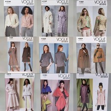 UNCUT U-PICK Misses Plus Size Jacket Blazer Coat Cape Trench SEWING PATTERN