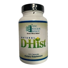 Ortho Molecular  Natural D-Hist, 120 Capsules