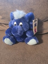 Vintage 1989 Kodak Kolorkins Blue Focus Plush 9" With Tag Dead Stock
