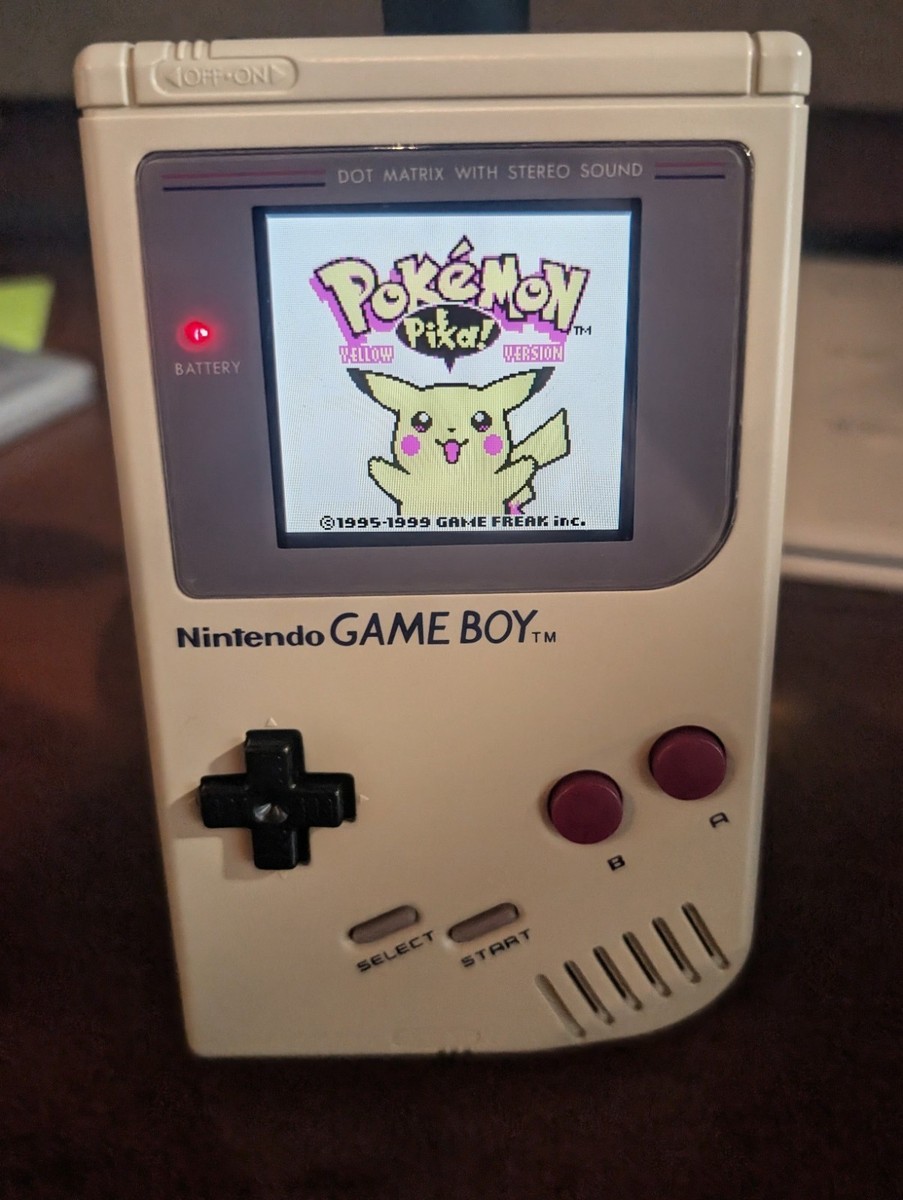 Restored Original Nintendo DMG-01 GameBoy W/ IPS v5 Backlit LCD